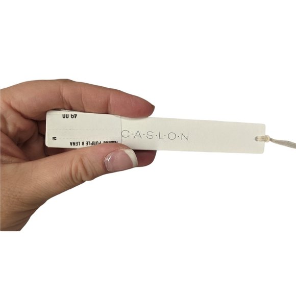 NEW Caslon Lena Purple Floral Pullover Top Size M - Picture 8 of 8